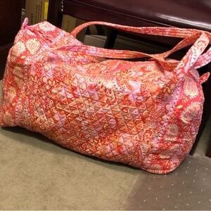 Vera Bradley Pink Paisley Duffle Bag